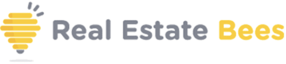 Real estate bees logo.